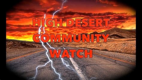 high desert community watch fake|high desert community watch youtube.